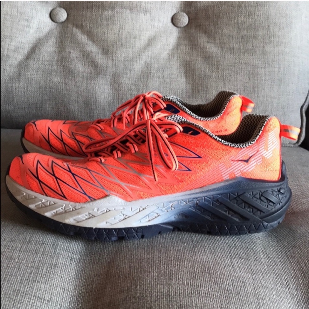 Hoka One One Clayton Neon Coral Nimbus Cloud